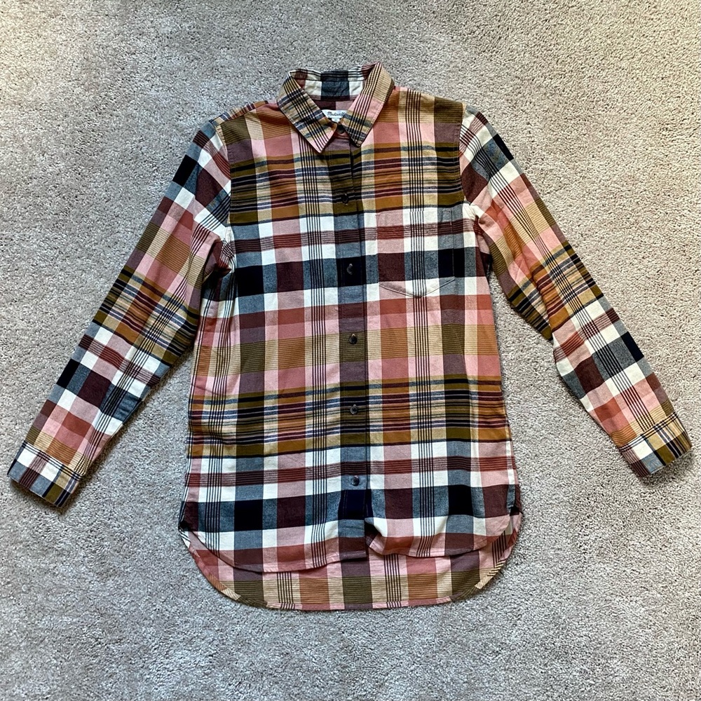 Madewell Classic Ex-Boyfriend Plaid Shirt